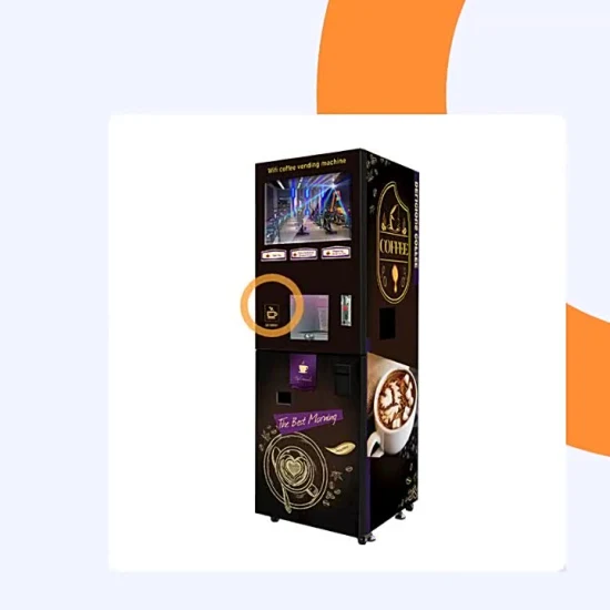 O tela táctil opera a proteína agita a máquina de venda automática fria da bebida da energia