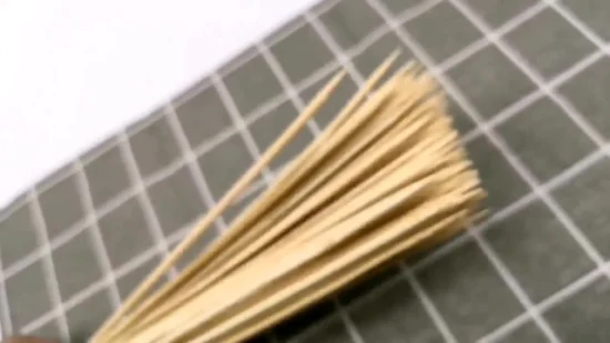 Pacote a granel de espeto de madeira para churrasco, preço de fábrica, palitos de batata descartáveis, espeto de bambu