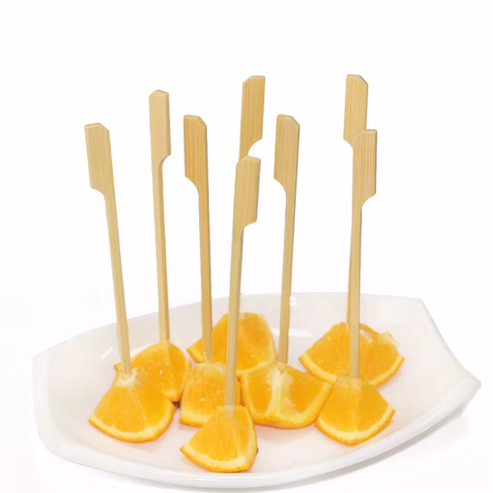 Espetos de bambu para churrasco Espetos de remo de sushi para grelhar alimentos